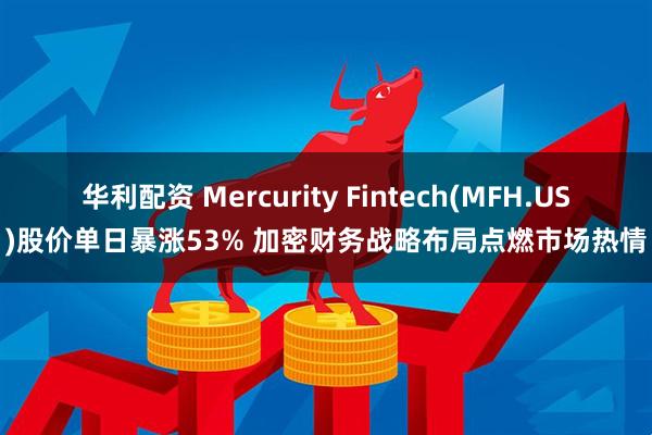 华利配资 Mercurity Fintech(MFH.US)股价单日暴涨53% 加密财务战略布局点燃市场热情