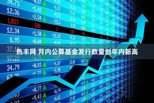 热丰网 月内公募基金发行数量创年内新高